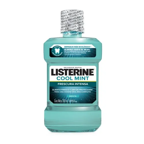 LISTERINE ENJUAGUE BUCAL COOL SIN ALCOHOL 360ML 